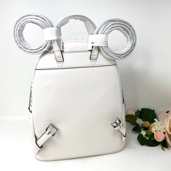 Michael Kors Abbey Backpack Transparent White - Picture 3 of 7